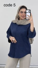 شومیز سیلک مدل ویستا کد  09685 B-14 - Image 2