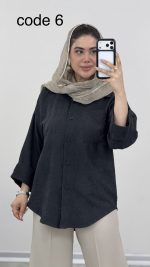 شومیز سیلک مدل ویستا کد  09685 B-14 - Image 5