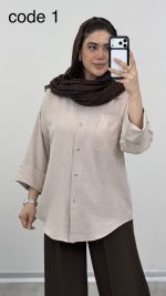 شومیز سیلک مدل ویستا کد  09685 B-14 - Image 4