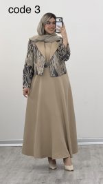 کت و سارافون مزونی مدل چکامه کد 09688 A-13 - Image 5