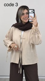 شومیز عروسکی مدل نیلماه کد 09647 - Image 8