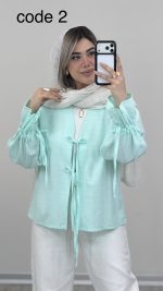 شومیز عروسکی مدل نیلماه کد 09647 - Image 3