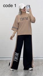 تیشرت و شلوار MOMY کد 09706 A-16