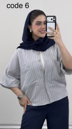 شومیز دیپلمات مدل گوهردخت کد 09710 A-19 - Image 5
