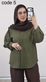 شومیز مدل مرسده کد 09711 A-15 - Image 8