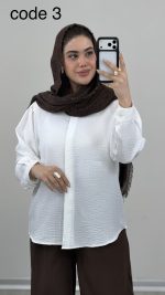 شومیز مدل مرسده کد 09711 A-15 - Image 3