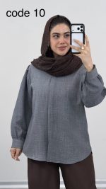 شومیز مدل مرسده کد 09711 A-15 - Image 4