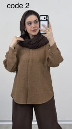 شومیز مدل مرسده کد 09711 A-15 - Image 12