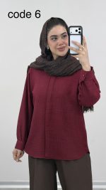 شومیز مدل مرسده کد 09711 A-15