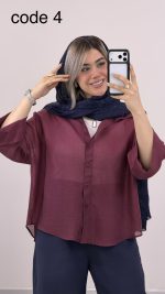 شومیز مدل آوان کد 09440 A-6