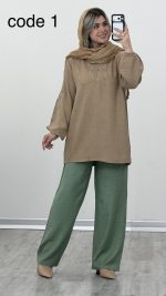 شومیز و شلوار مدل آرالیا کد 09712 - Image 7