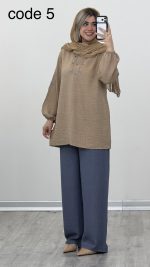شومیز و شلوار مدل آرالیا کد 09712 - Image 3