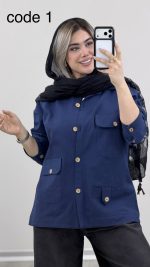 کت لینن مدل توران کد 09716 B-4 - Image 3