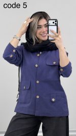 کت لینن مدل توران کد 09716 B-4 - Image 4