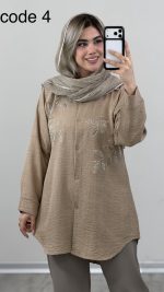 شومیز مدل سایا کد 09717 A-20 - Image 3