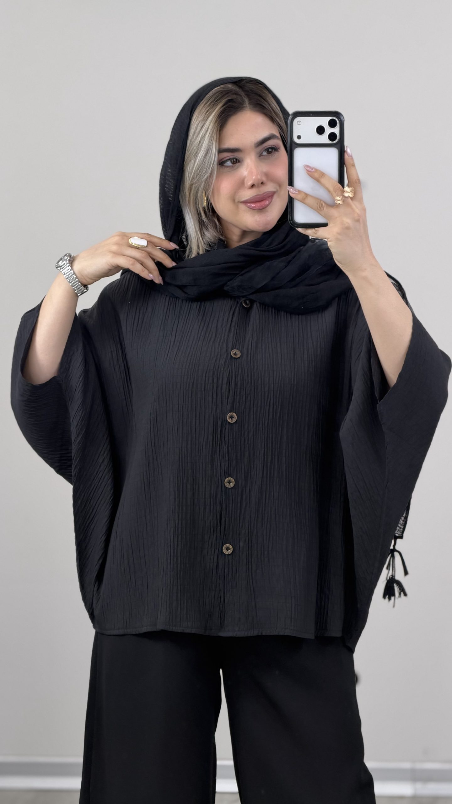 IMG_7051 شومیز (ویژه محرم) کد 09724 A-11 - Image 1