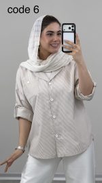 شومیز مدل افروز کد 09728 A-2 - Image 5