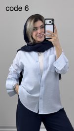 شومیز مدل النور کد 09734 A-8