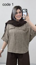 شومیز مدل مهشاد کد 09737 A/13