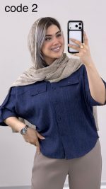 شومیز مدل مهشاد کد 09737 A/13 - Image 2