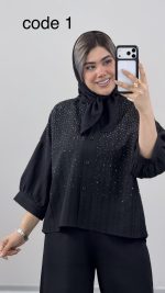 شومیز مدل مهگل کد 09738 A-6 - Image 2