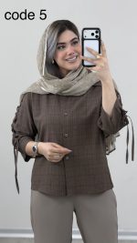 شومیز مدل ناروین کد 09709 A-12 - Image 3