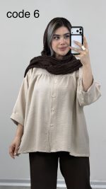 شومیز مدل میلانا کد 09739 A-9 - Image 3