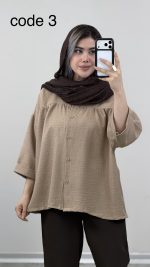 شومیز مدل میلانا کد 09739 A-9 - Image 5