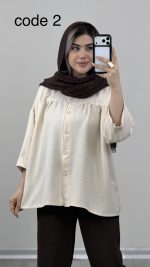 شومیز مدل میلانا کد 09739 A-9 - Image 4