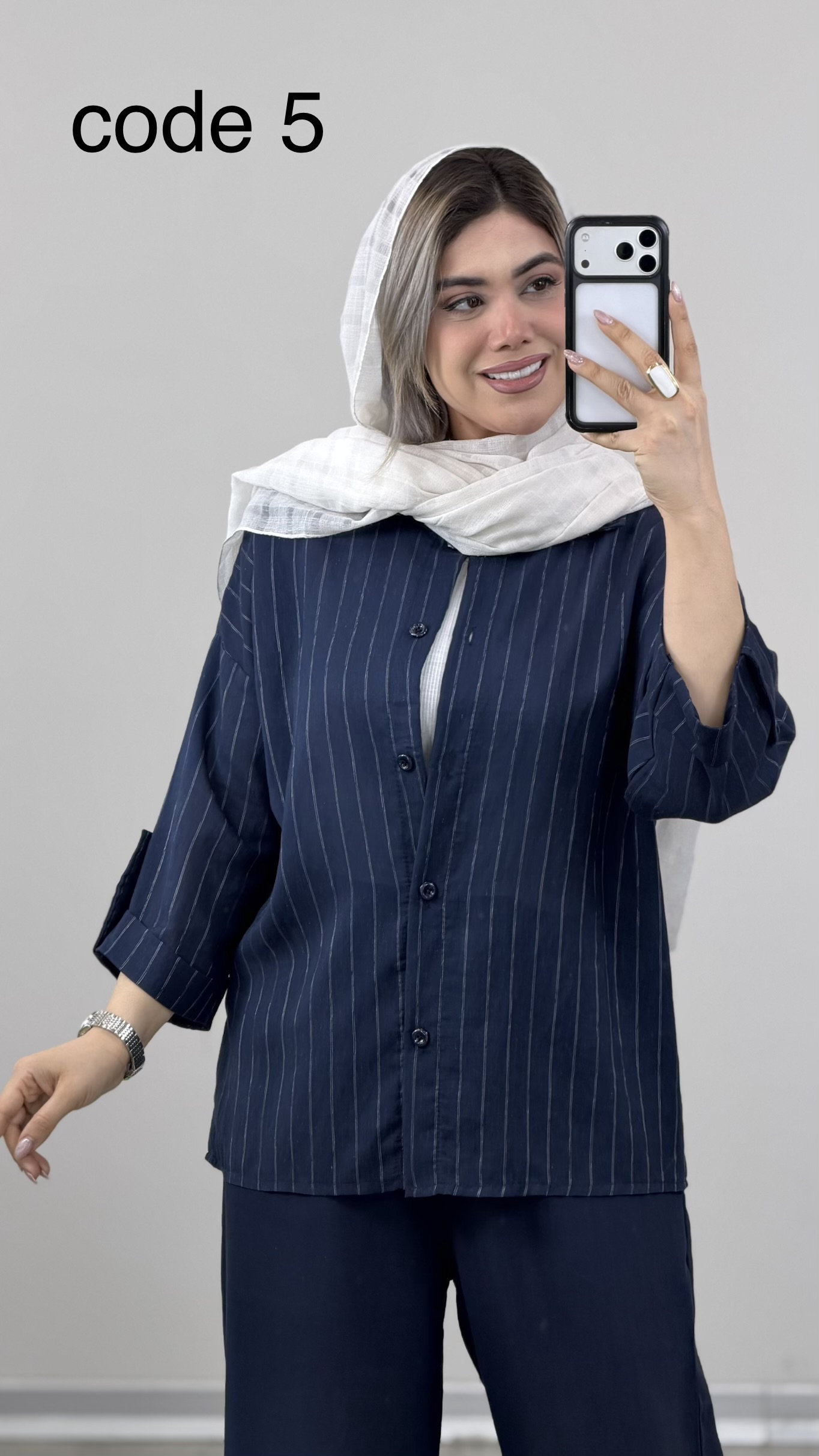 IMG_7581 شومیز مدل دلاوا کد 09758 A-17 - Image 1