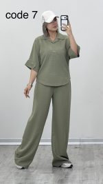 بلوز و شلوار مدل سروناز کد 09754 A-19 - Image 6