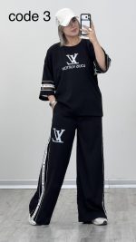 تیشرت و شلوار LV کد 09759 A-13 - Image 4