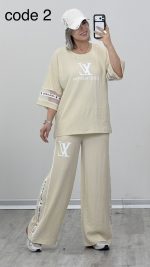تیشرت و شلوار LV کد 09759 A-13 - Image 5