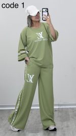 تیشرت و شلوار LV کد 09759 A-13 - Image 2