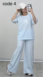 تیشرت و شلوار LV کد 09759 A-13 - Image 3