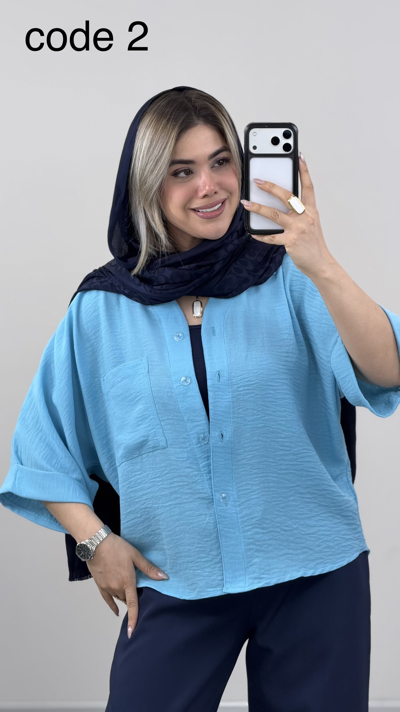 IMG_7923 شومیز مدل ژیوا کد 09763 A-20 - Image 1