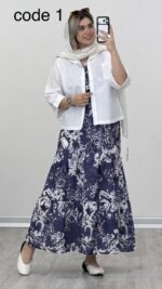 نیم تنه + دامن + رویه کد 09762 A-9 - Image 10