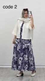 نیم تنه + دامن + رویه کد 09762 A-9 - Image 8