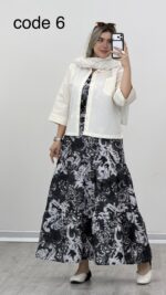 نیم تنه + دامن + رویه کد 09762 A-9 - Image 7