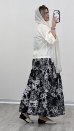نیم تنه + دامن + رویه کد 09762 A-9 - Image 6