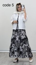 نیم تنه + دامن + رویه کد 09762 A-9 - Image 11