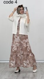 نیم تنه + دامن + رویه کد 09762 A-9 - Image 2