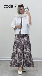 نیم تنه + دامن + رویه کد 09762 A-9 - Image 3