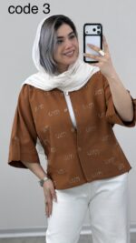 شومیز لینن miu miu کد 09764 A-7 - Image 7