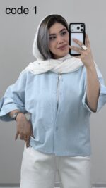 شومیز لینن miu miu کد 09764 A-7 - Image 3