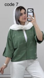 شومیز لینن miu miu کد 09764 A-7 - Image 10