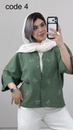 شومیز لینن پاپیون کد 09765 A-4 - Image 5