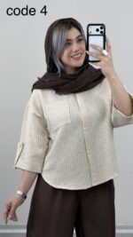 شومیز مدل فوژان کد 09768 A-5 - Image 5