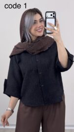 شومیز مدل فوژان کد 09768 A-5 - Image 6