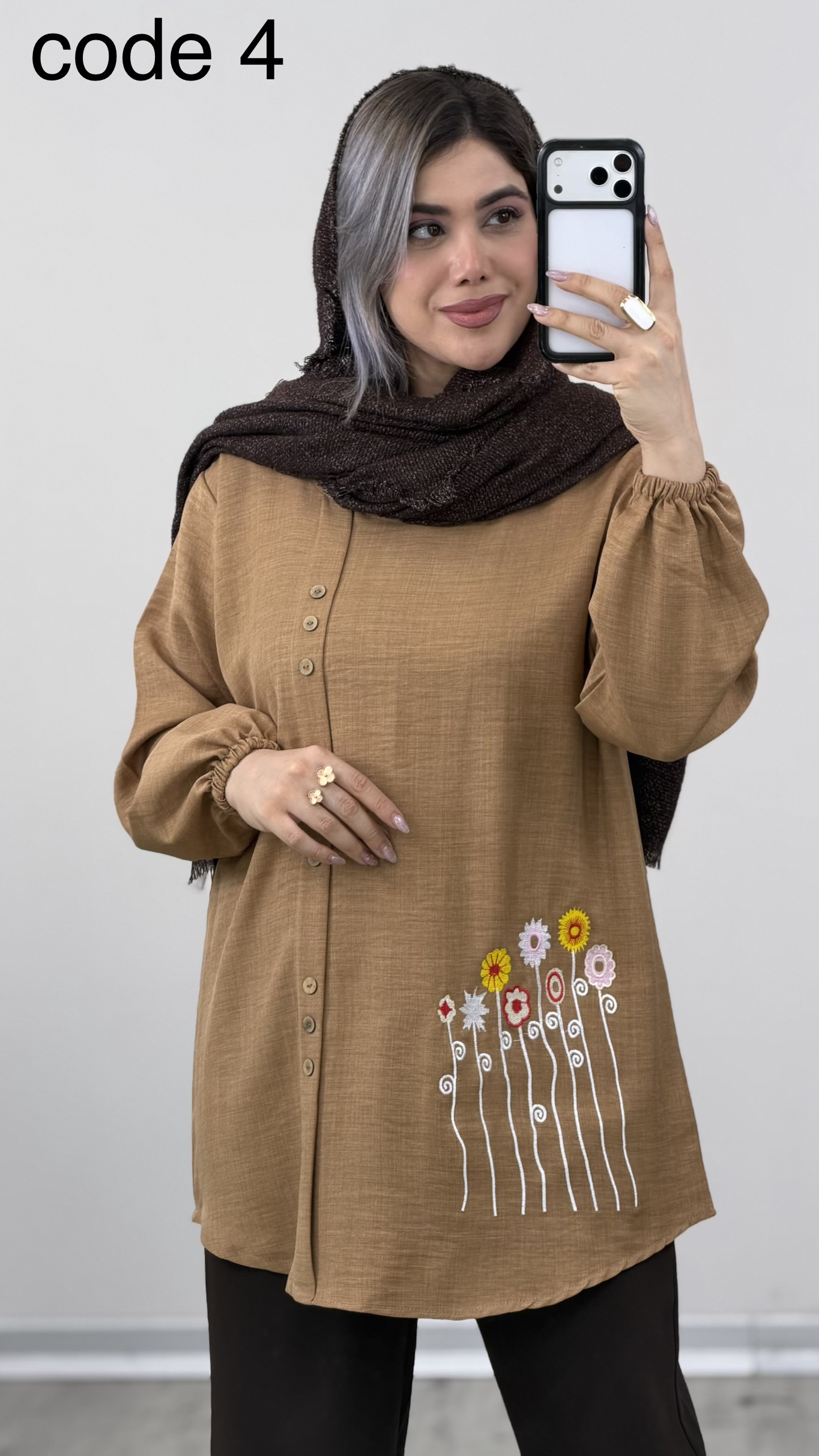 IMG_8048 تونیک مدل مهرآنا کد 09767 A-20 - Image 1